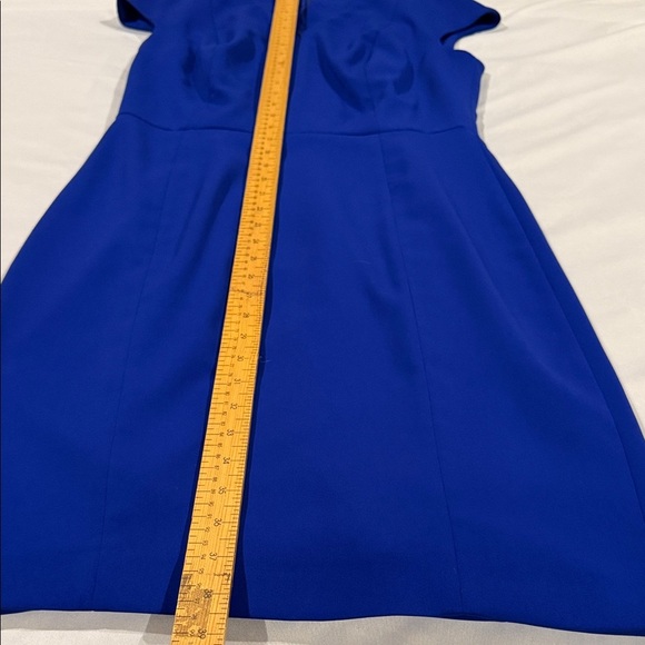 Nora Gardner Evelyn Royal Blue Lined Midi Dress Women’s Sz 8 - Picture 10 of 13